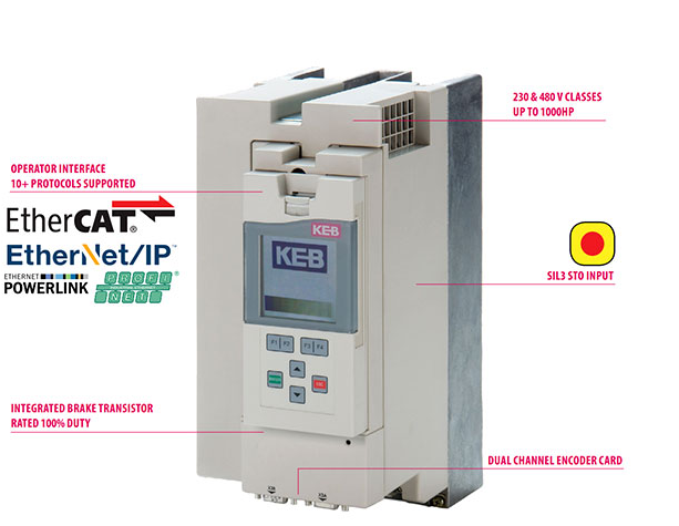 KEB F5 Drive by CM Industry Supply Automation